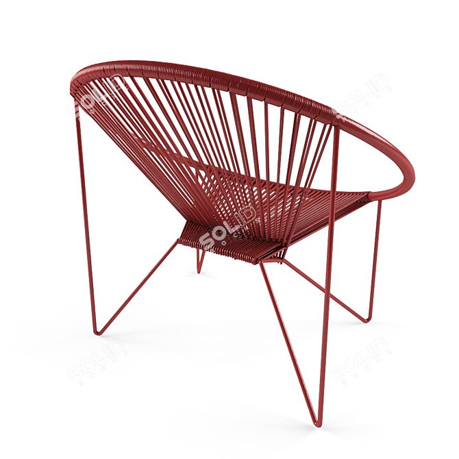 Elegance in Strings: String Chair 3D model image 3