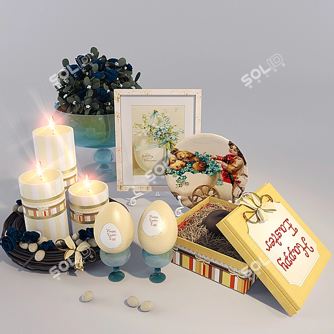 Easter Joy Set: Festive Decor! 3D model image 1