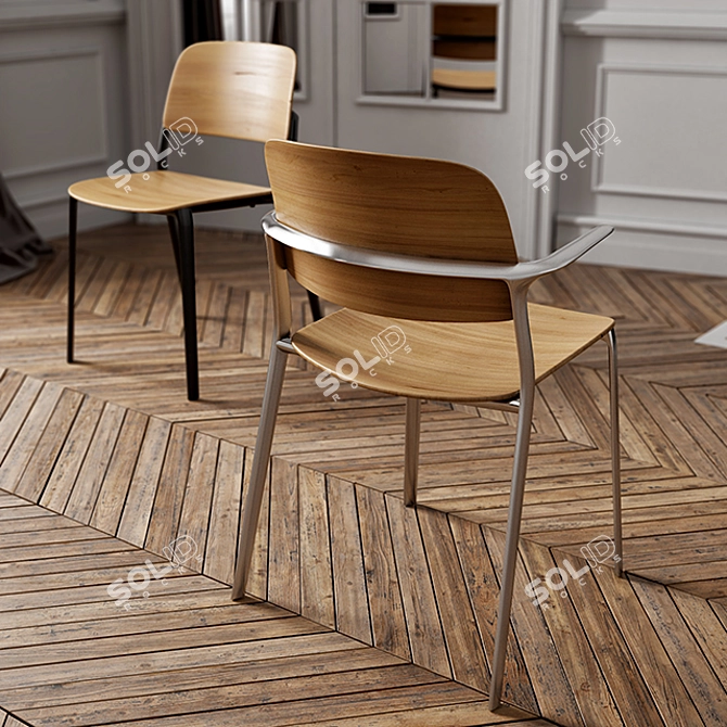 Versatile Maxdesign Appia Chair 3D model image 2