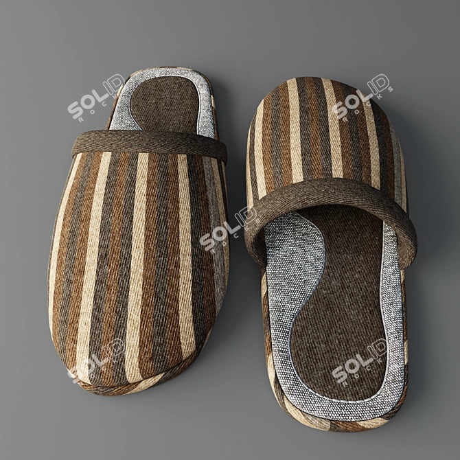 Comfort Zone Men's Slippers 3D model image 1