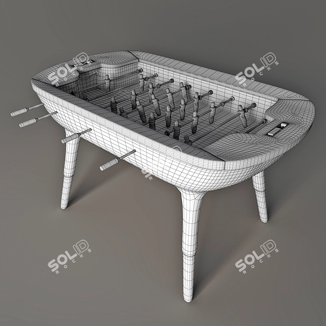 Multi-Purpose Game Table 3D model image 3