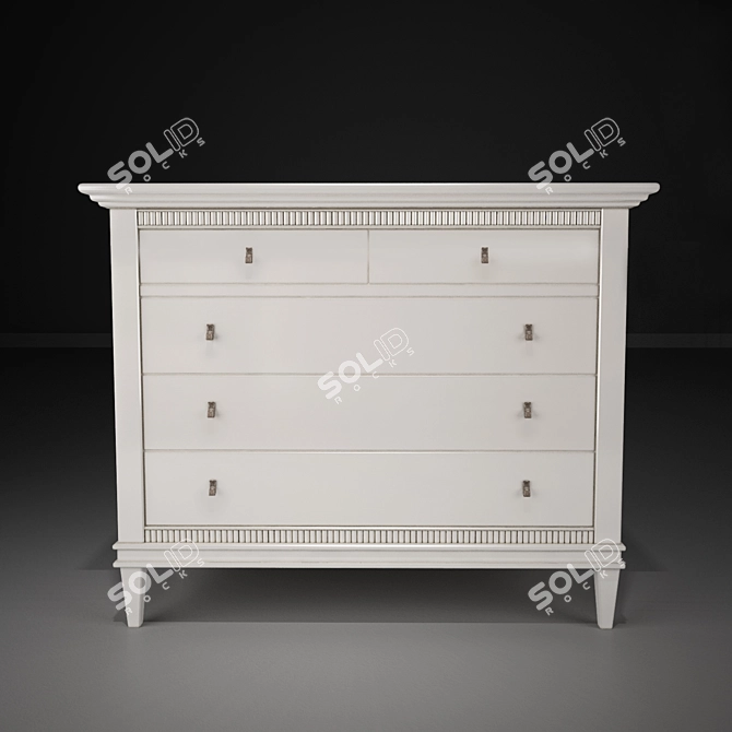 Elegant Tosato Dresser 3D model image 1