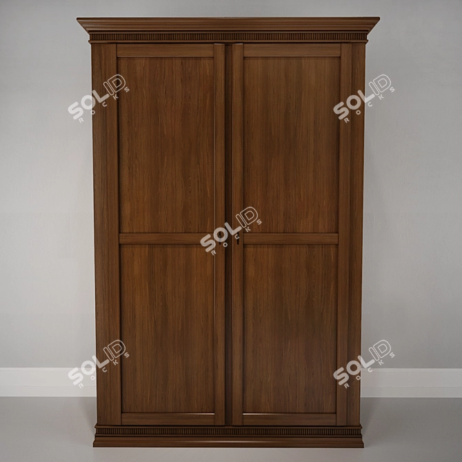 Elegant Tosato Wardrobe (Desideri) 3D model image 2