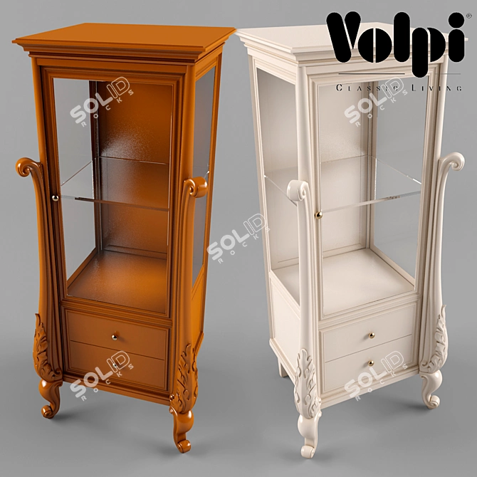 Bohemian Elegance: High Showcase by Volpi 3D model image 1