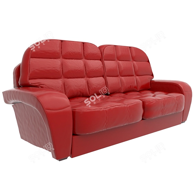 Modern Accent Sofa 3D model image 1