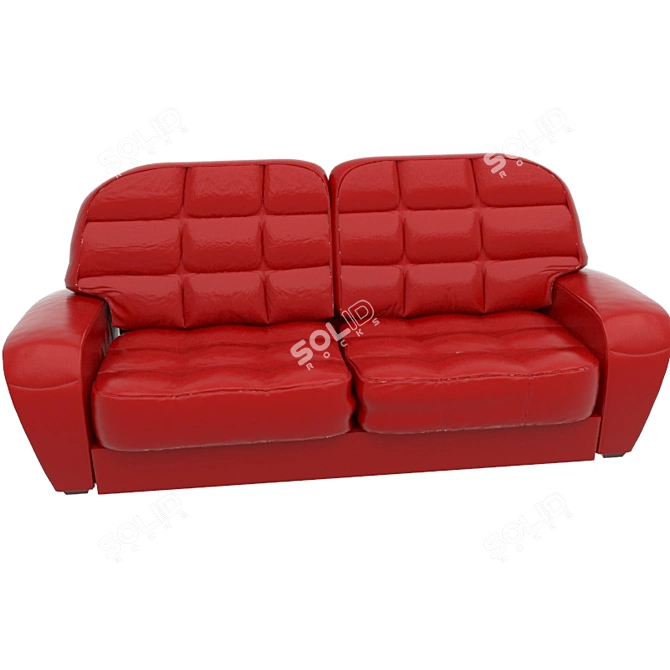 Modern Accent Sofa 3D model image 2