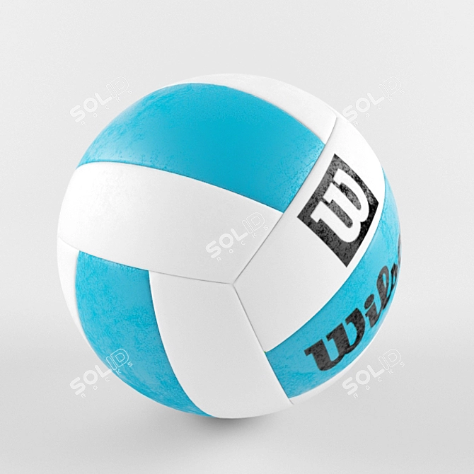 PowerStrike Volleyball Ball 3D model image 2