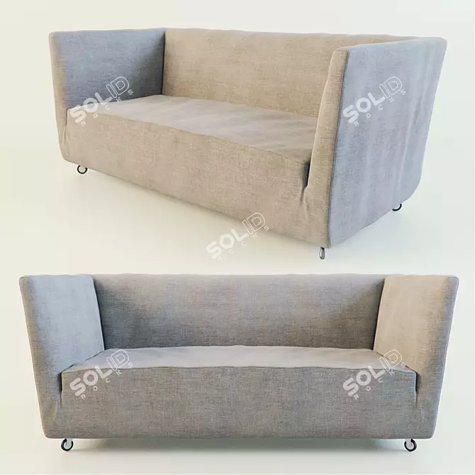 FLEXFORM FILIBERTO Sofa: Versatile Elegance for Your Home 3D model image 1