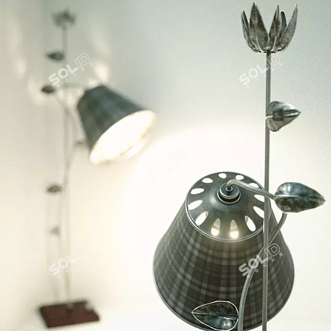 Elegant Illumination: Decorative Table Lamp 3D model image 2