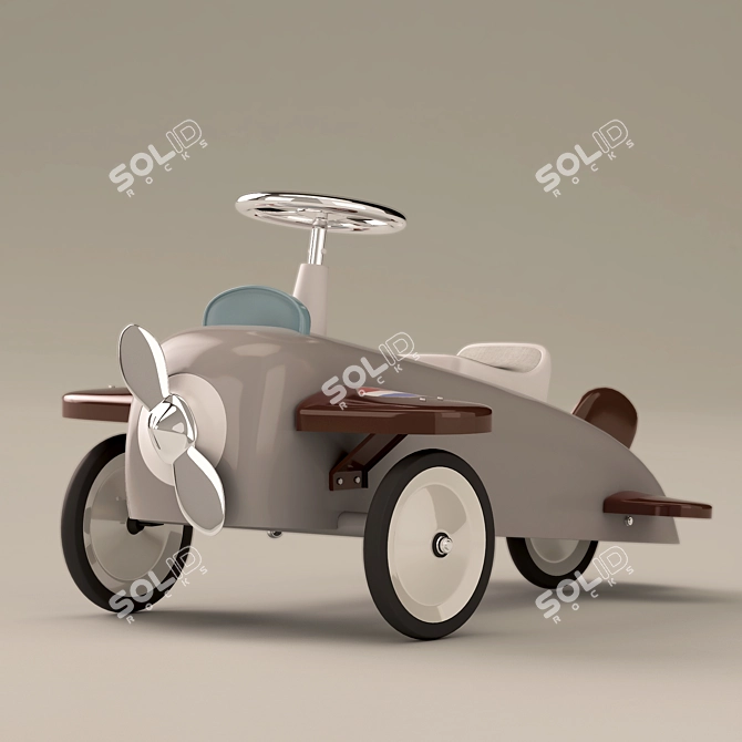 Speedster Plane: The Ultimate Kids' Toy! 3D model image 1