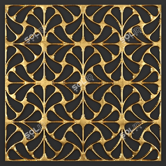 Custom 3D Panel Decor for Walls 3D model image 2