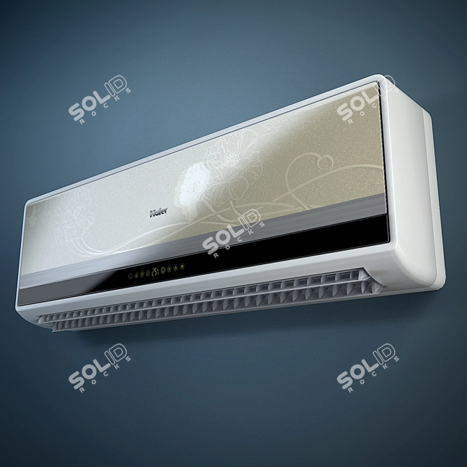 Title: Sleek Haier Cooling Solution 3D model image 1