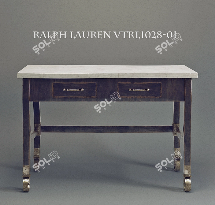 Elegant Console Table by Ralph Lauren 3D model image 1