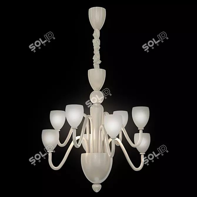 Panzeri MOMA Y-MOM-8L Pendant Light 3D model image 1