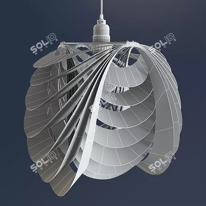 Elegant Kinema Pendant 3D model image 3