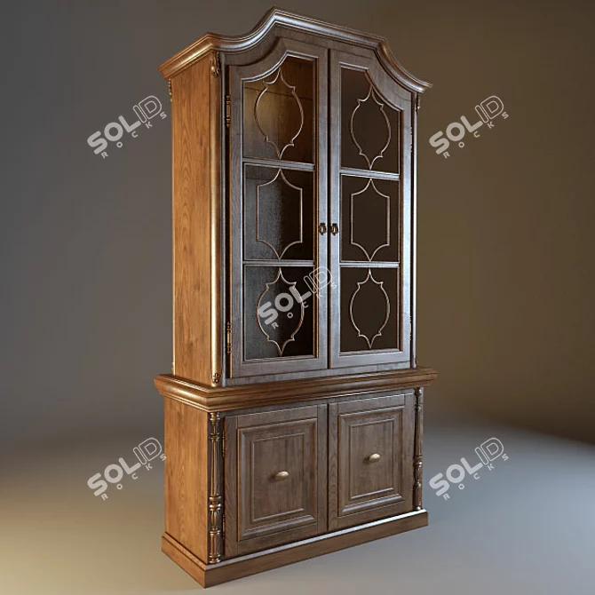 English Style Buffet - 3D Model 3D model image 1