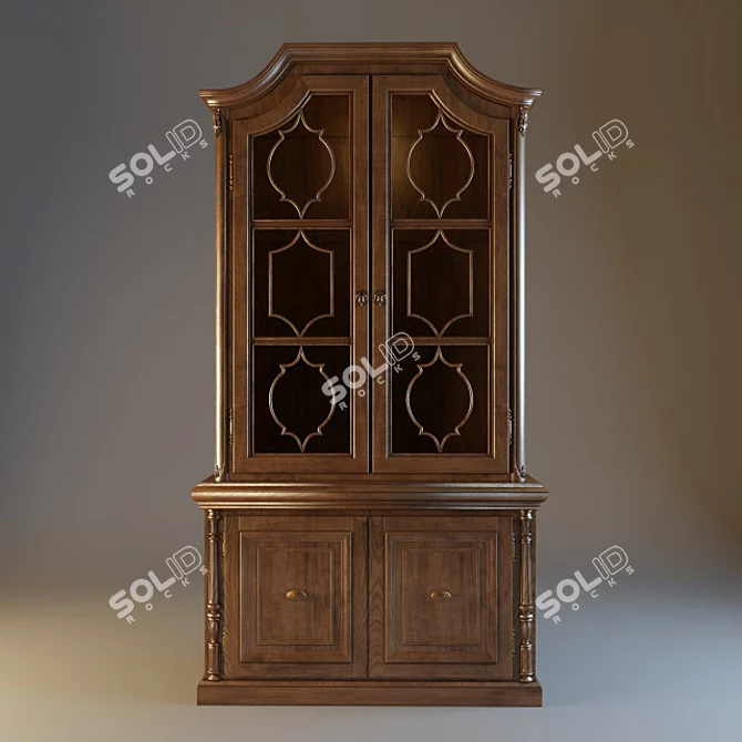 English Style Buffet - 3D Model 3D model image 2