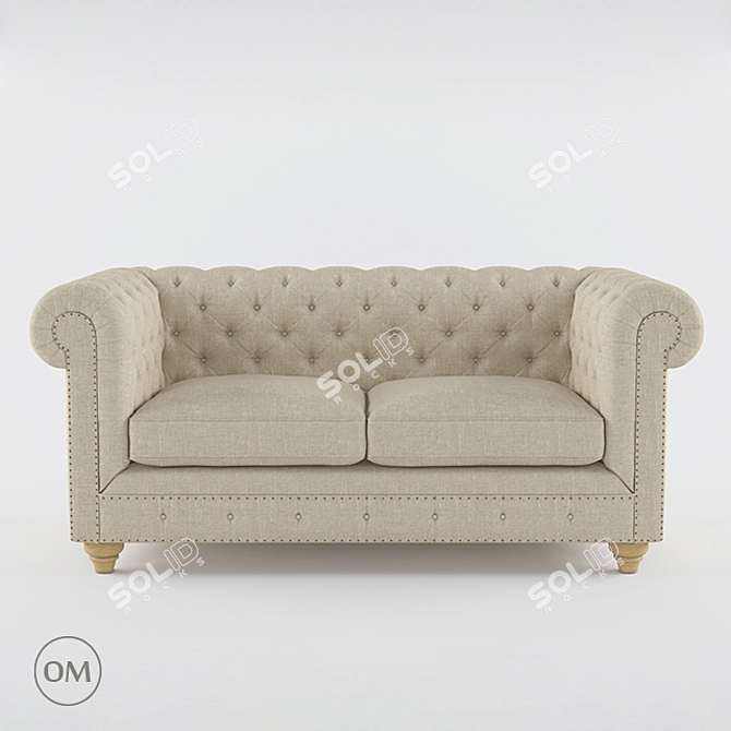 Marko Kraus Chester 2 Seater Sofa 3D model image 2