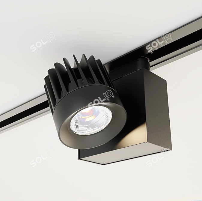 Modern Recessed Spotlight 3D model image 1