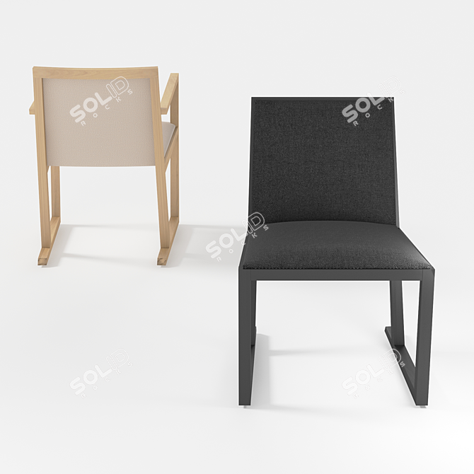 Elegant and Versatile Serena 3D model image 2