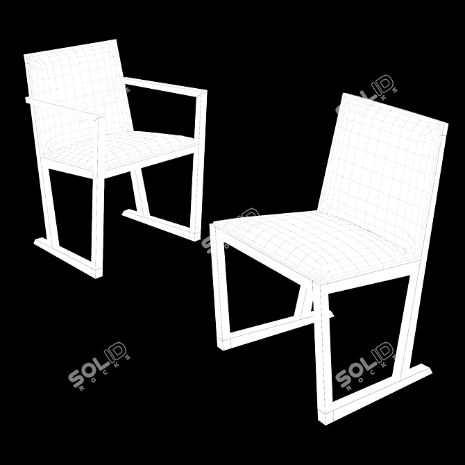 Elegant and Versatile Serena 3D model image 3