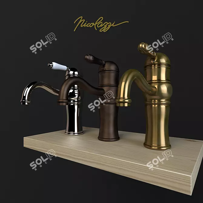 Nicolazzi Aqua 3471 CR 76 Basin Mixer 3D model image 1