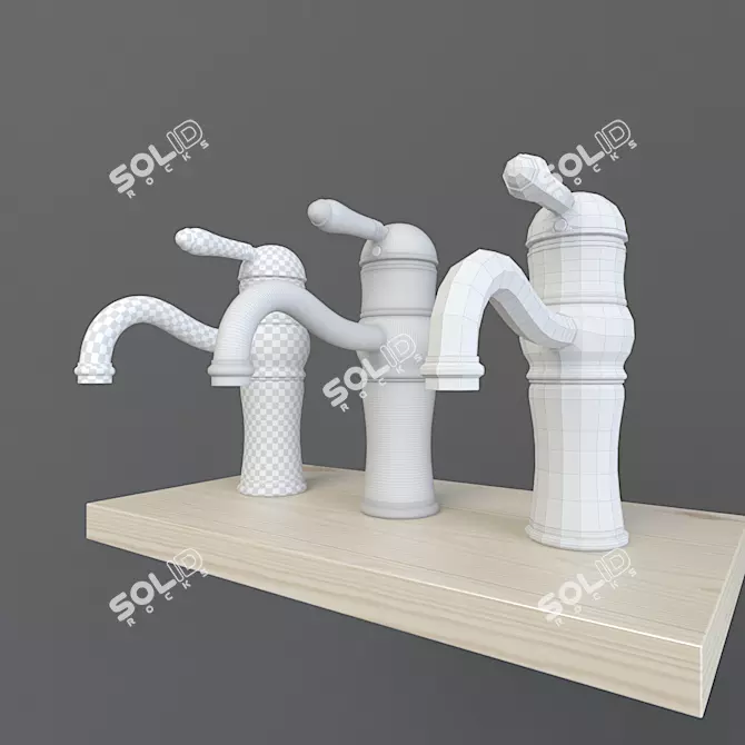 Nicolazzi Aqua 3471 CR 76 Basin Mixer 3D model image 3