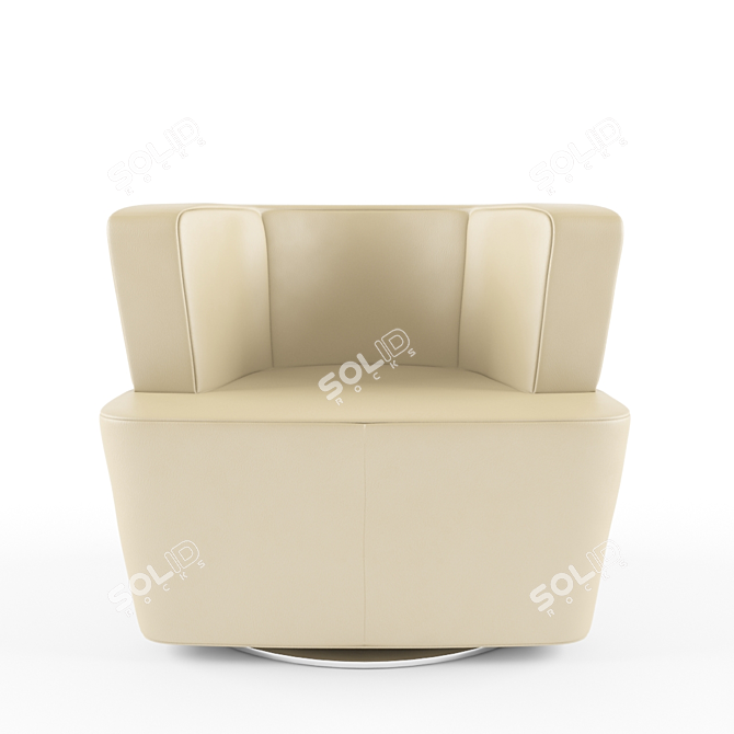 Elegant Comfort: Joel & Joey Fat Chair 3D model image 1