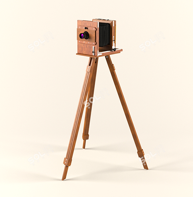 Classic Soviet FC-2 Camera 3D model image 2