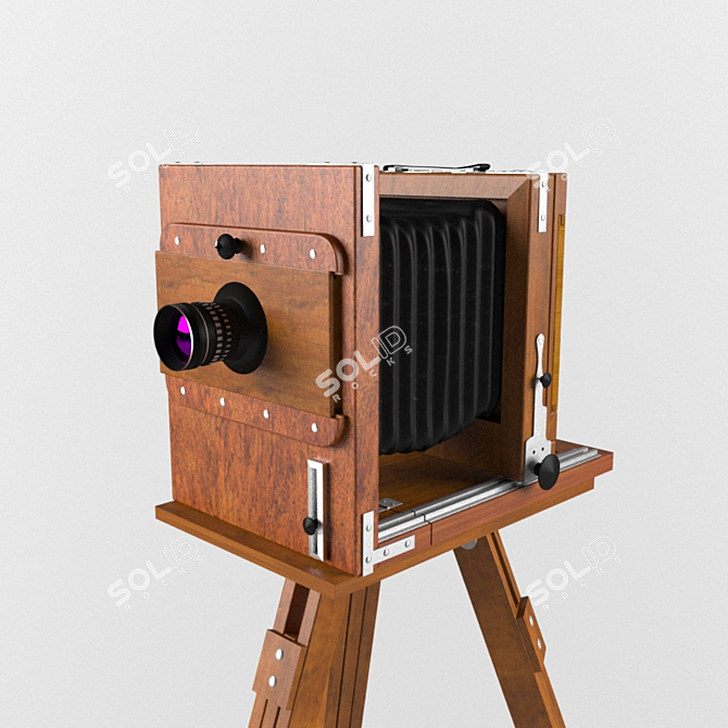 Classic Soviet FC-2 Camera 3D model image 3