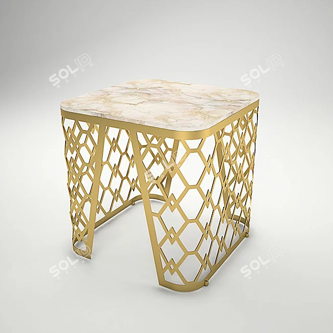 Formenti Vogue: Stylish Side Table 3D model image 1