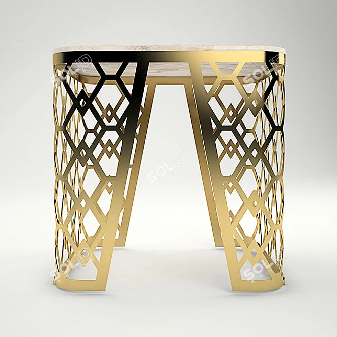 Formenti Vogue: Stylish Side Table 3D model image 3