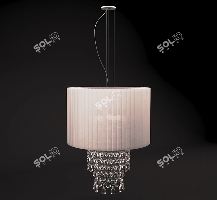 Sleek and Chic: Rondo Lamp 3D model image 1