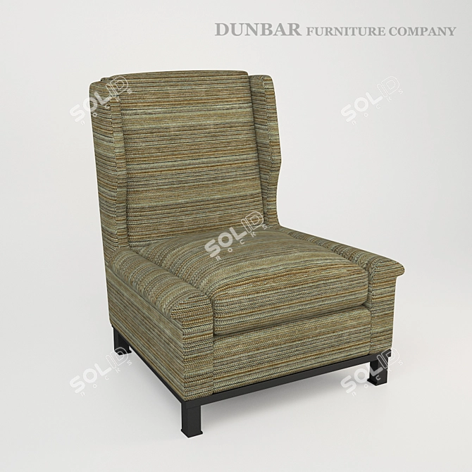 Elegant Dunbar Chair by Edward Wormley 3D model image 1