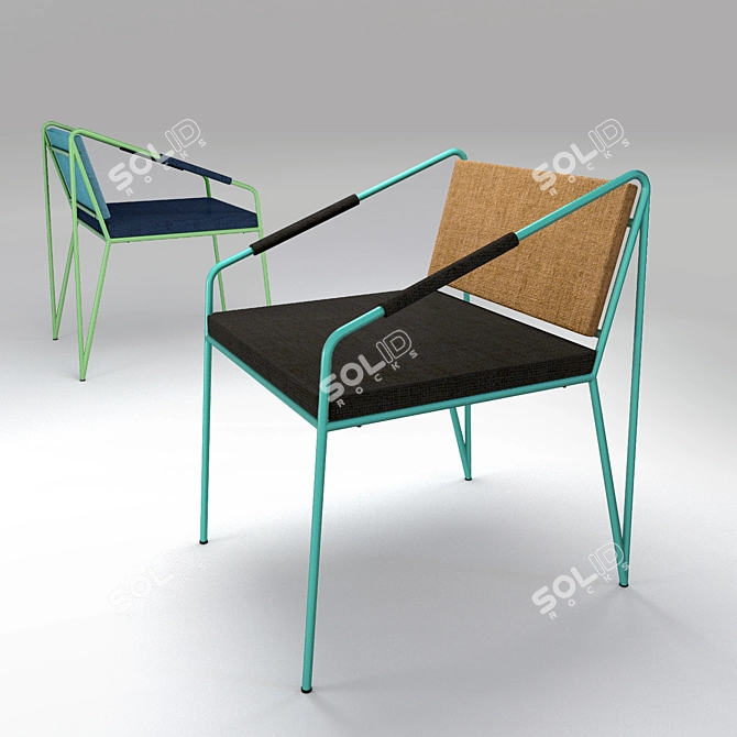 ErgoFlex Comfort Chair 3D model image 1