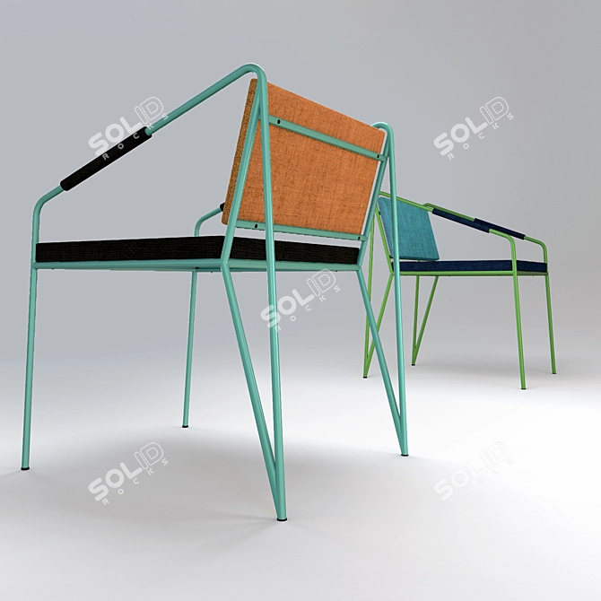 ErgoFlex Comfort Chair 3D model image 2