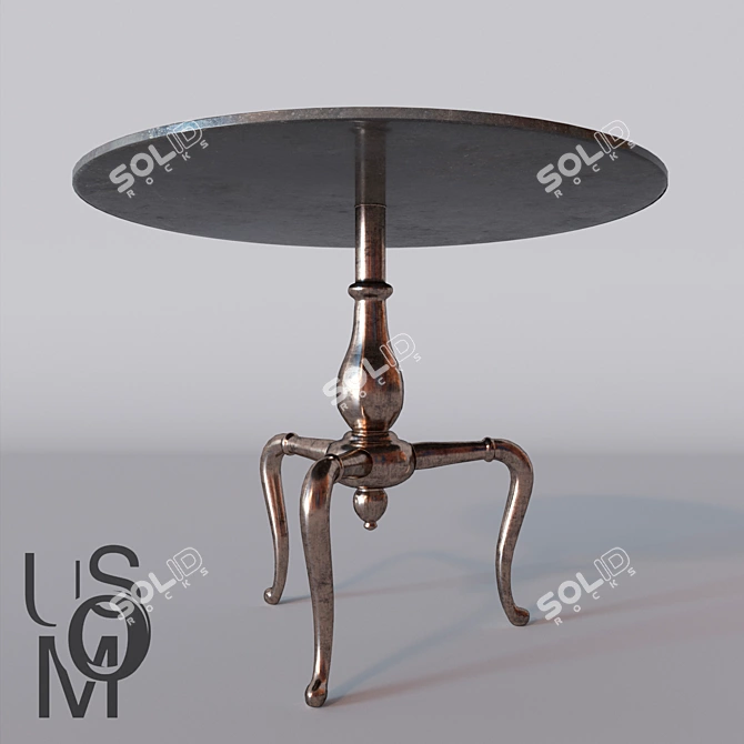 Modern Wooden Table Umos 3D model image 1