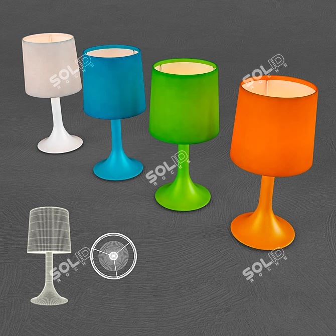 Kelly Table Lamp 3D model image 1