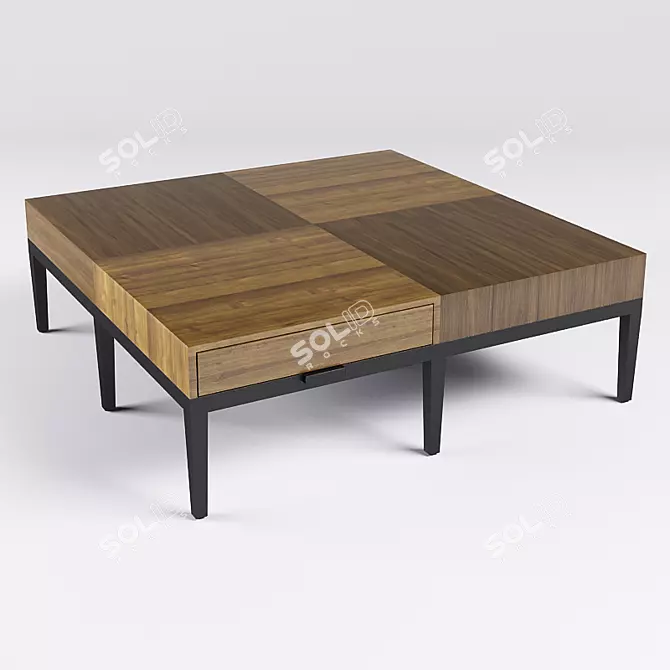 Christian Liaigre Coffee Table - Elegant and Sophisticated 3D model image 1