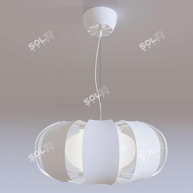 Stylish Stockholm Pendant Light 3D model image 1