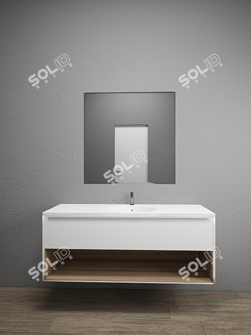 Berloni Manhattan 3 - Complete Bathroom Set 3D model image 2