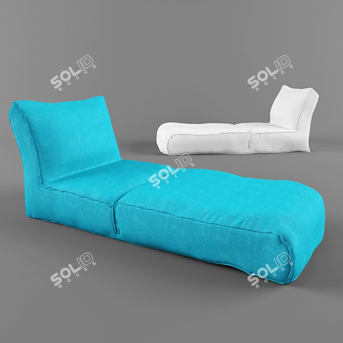 Convertible Relax Armchair 3D model image 1