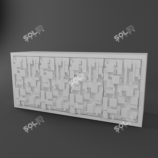 Convenient Counter Drawer 3D model image 2