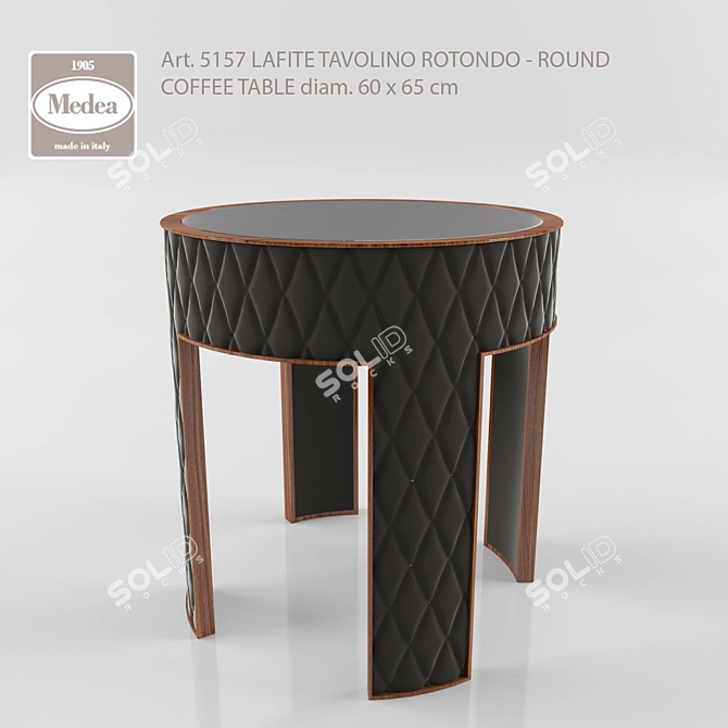 Medea Round Coffee Table - Art. 5157 3D model image 1