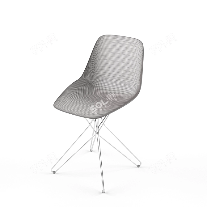 Elegant Harmony Chair by Poliform 3D model image 3