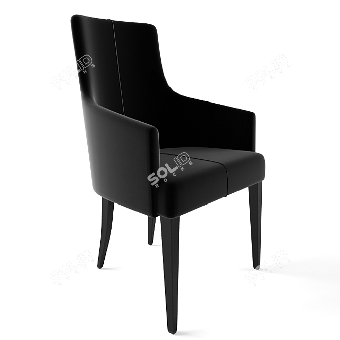 Luxury Hemingway Chair: Blainey North Design 3D model image 1