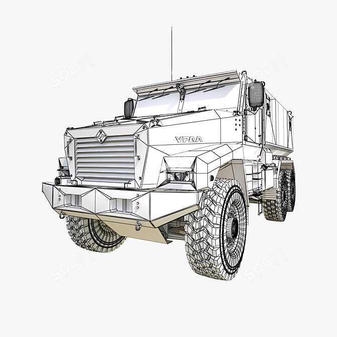 URΛL Typhoon: Rugged Polygons 3D model image 2