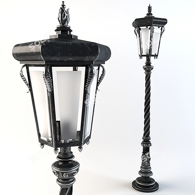 Robers AL6783: Outdoor Illumination Solution 3D model image 1