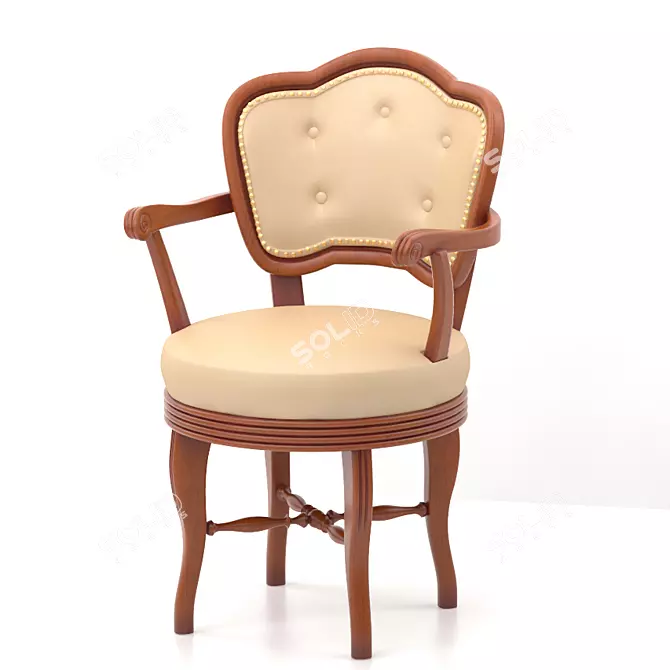 Timeless Elegance: Classic Chair 3D model image 1