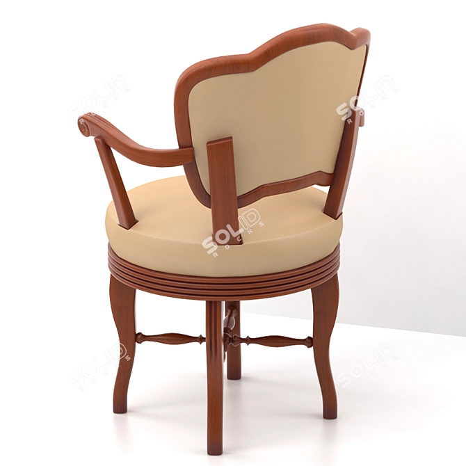 Timeless Elegance: Classic Chair 3D model image 2